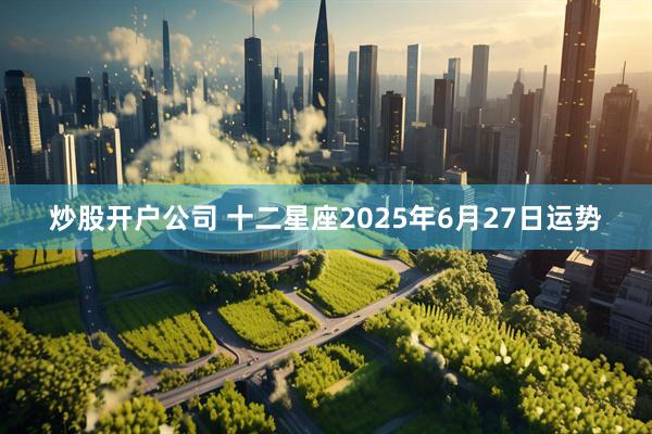 炒股开户公司 十二星座2025年6月27日运势